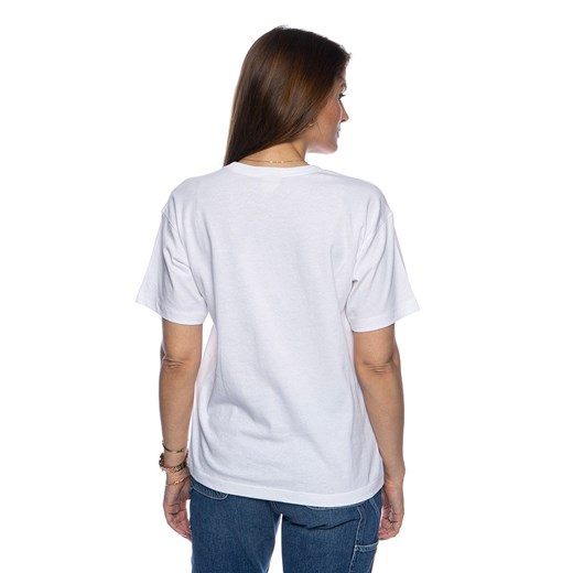 Koszulka damska Champion Script Logo Embroidery Maxi T-shirt biała Champion XS okazyjna cena bludshop.com