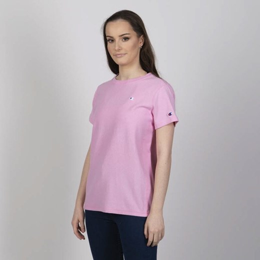 Koszulka damska Champion T-shirt Rewerse Weave C Logo pink Champion S bludshop.com okazja