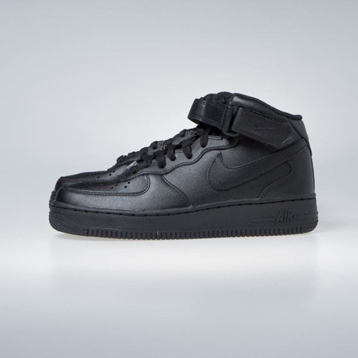 Sneakers buty Nike Air Force 1 '07 Mid black WMNS (366731-001) Nike US 6,5 bludshop.com wyprzedaż