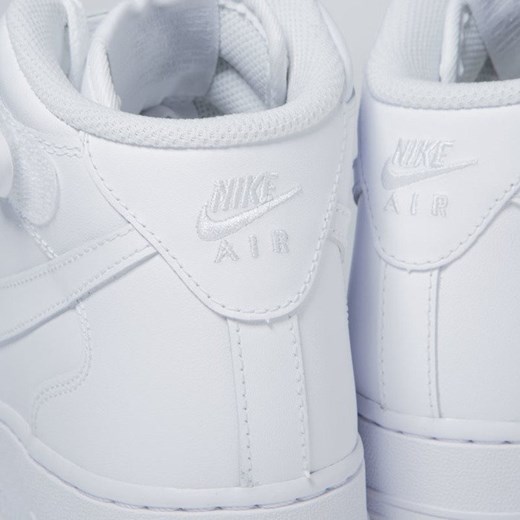 Sneakers buty Nike WMNS Air Force 1 '07 Mid LE white (366731-100) Nike US 5,5 okazja bludshop.com