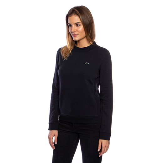 Bluza damska Lacoste Women's Fleece Tennis Sweatshirt czarna Lacoste 32 promocja bludshop.com