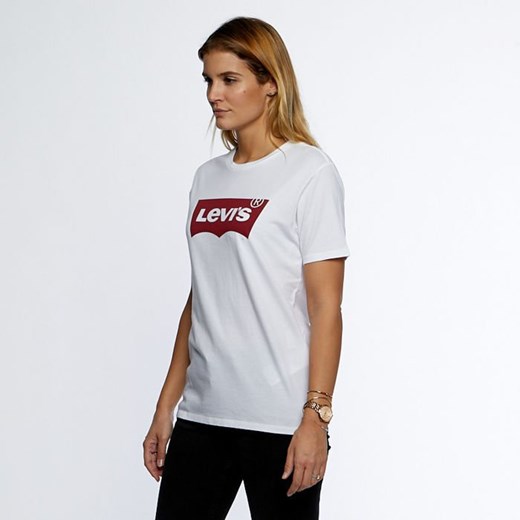 Levi's koszulka damska Graphic Setin Neck HM white Levis Red Tab XS promocyjna cena bludshop.com