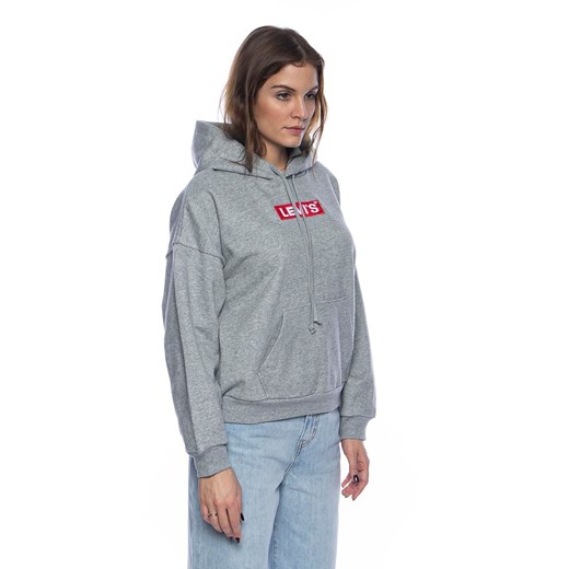 Bluza damska Levi's Graphic 2020 Hoodie grey heather Levis Red Tab XS okazyjna cena bludshop.com