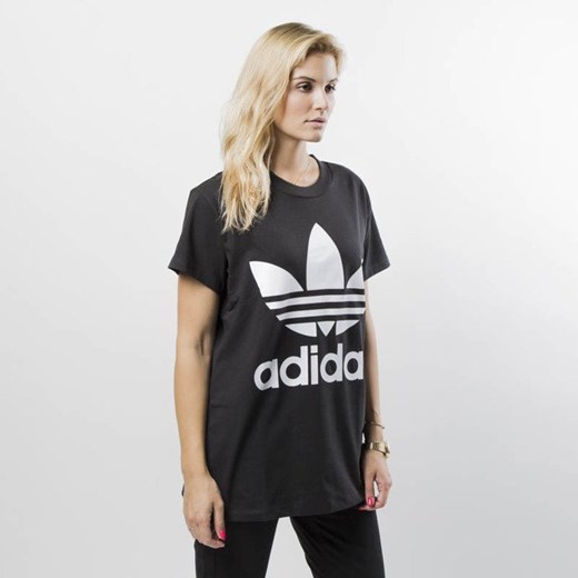 Adidas Originals koszulka damska Big Trefoil Tee black 32 okazja bludshop.com