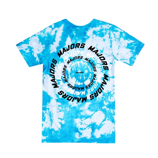 Koszulka Majors Blunted Dye T-shirt niebieska Majors S wyprzedaż bludshop.com