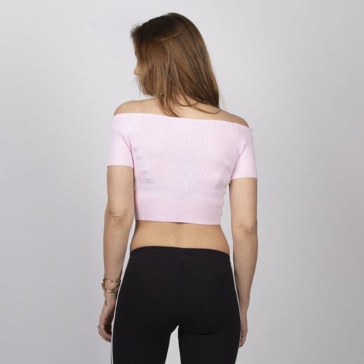 Adidas Originals koszulka Offshoulder Tee clear pink 30 promocja bludshop.com