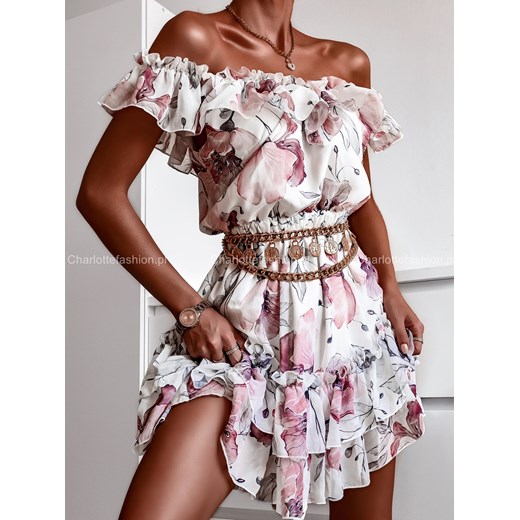 Sukienka hiszpanka Eva A1097 Excellence ONE SIZE Charlotte Fashion