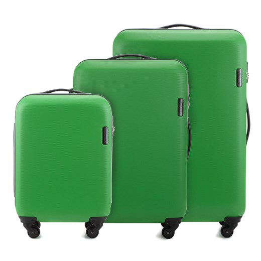 56-3-61X-7 Komplet walizek na kółkach wittchen zielony duży