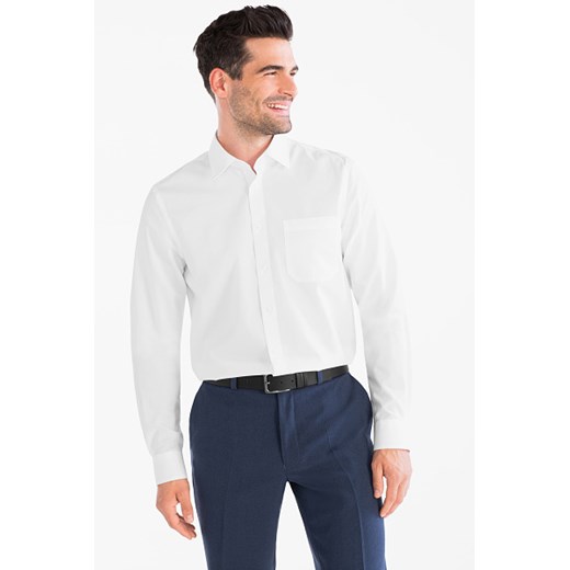 C&A Koszula biznesowa – Regular Fit – bardzo długie rękawy, Biały, Rozmiar: 39 Canda 43 C&A
