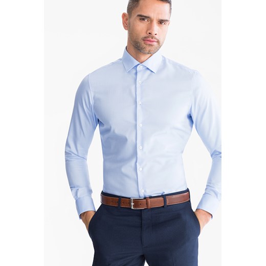 C&A Koszula biznesowa – Slim Fit – kołnierzyk włoski, Niebieski, Rozmiar: 45 Westbury 37 promocja C&A
