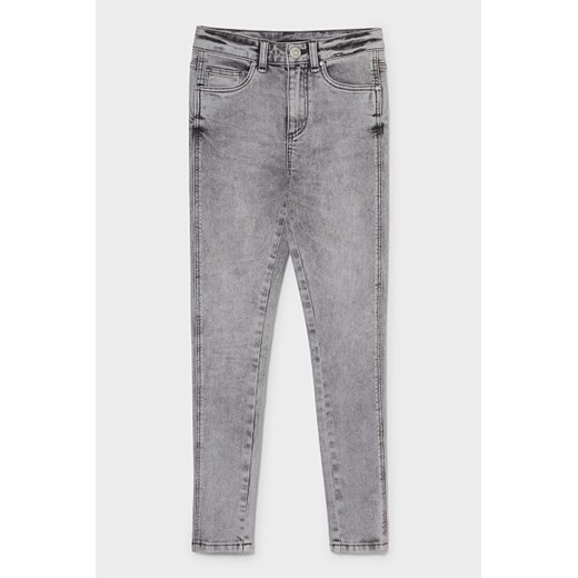 C&A THE SUPER SKINNY JEANS, Szary, Rozmiar: 140 Here And There 146 C&A