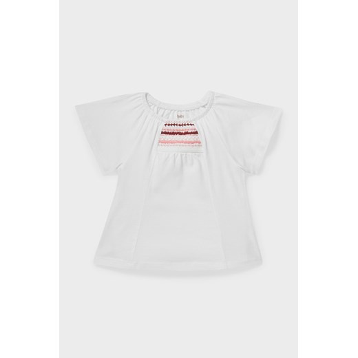 C&A Koszulka niemowlęca z krótkim rękawem-bawełna bio, Biały, Rozmiar: 62 Baby Club 74 C&A