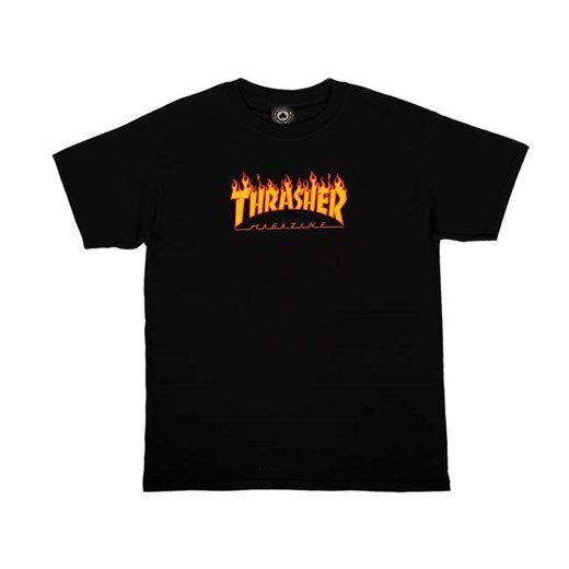Koszulka dziecięca Thrasher Magazine t-shirt Kids Flame Logo black Thrasher M matshop.pl