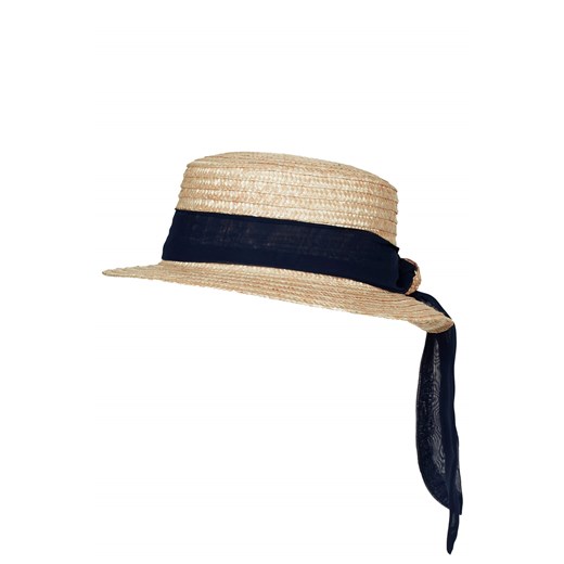 Narrow Brim Boater Hat topshop brazowy 