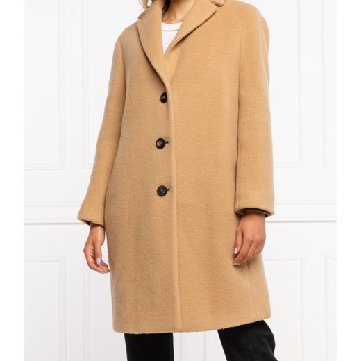 Peserico Wełniany płaszcz coat | z dodatkiem kaszmiru Peserico 34 Gomez Fashion Store
