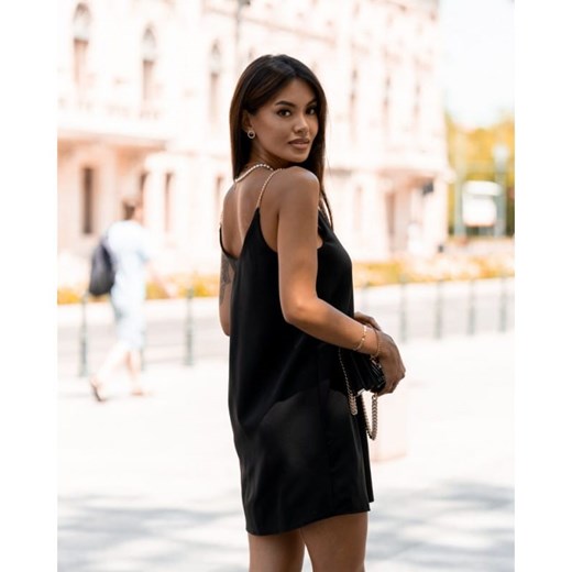 Sukienka SHINE w czarnym kolorze L/XL ajstyle.pl