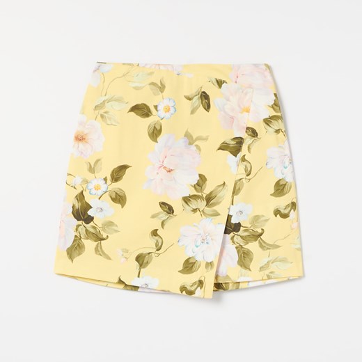 Mohito - Spódnica mini w kwiaty - Żółty Mohito 34 Mohito