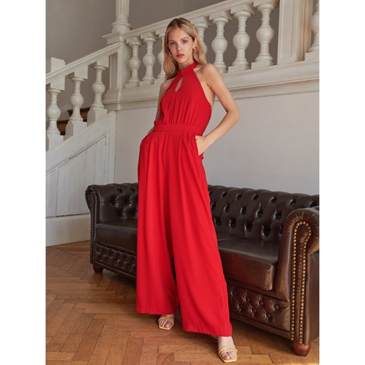 Mohito - Kombinezon z szerokimi nogawkami - Czerwony Mohito 34 Mohito