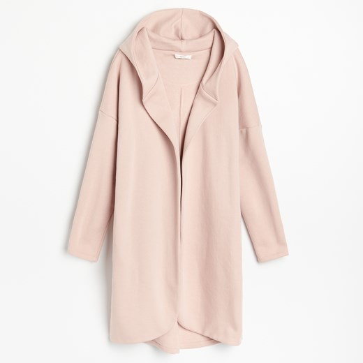 Reserved - Bluza z kapturem oversize - Różowy Reserved XL okazyjna cena Reserved