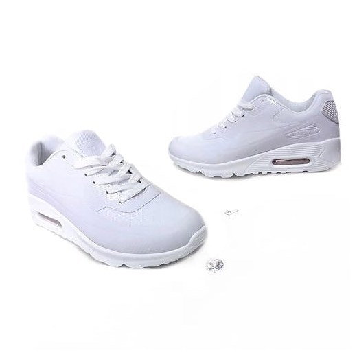 ADIDASY air system buty sportowe wiązane niskie białe KBU484 41 onaion58