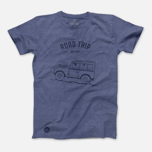 Koszulka ROAD TRIP - Niebieska sklep.klasykami.pl