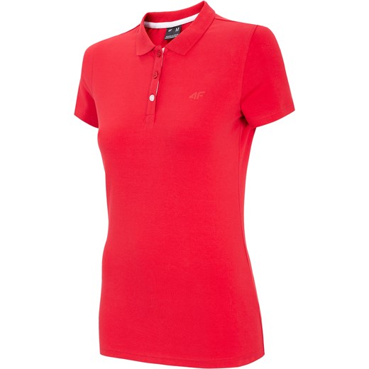 Koszulka polo damska 4F TSD008 - czerwona (NOSH4-TSD008-62S) XL promocyjna cena Military.pl