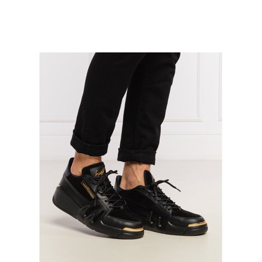 Giuseppe Zanotti Skórzane sneakersy TALON Giuseppe Zanotti 44 Gomez Fashion Store