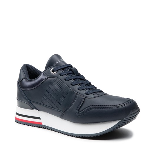 Sneakersy TOMMY HILFIGER - Corporate Active City Sneaker FW0FW05800 Desert Sky DW5 Tommy Hilfiger 36 eobuwie.pl