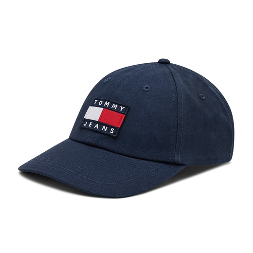 Czapka z daszkiem TOMMY JEANS - Heritage Cap Print AM0AM07532 C87 Tommy Jeans  eobuwie.pl