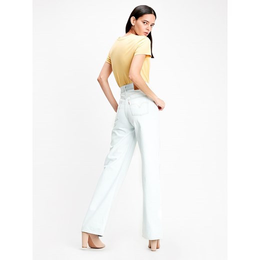 Jeansy damskie Levi's casual białe