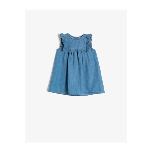 Koton Girl Blue Ruffle Detailed Dress Koton 12-18 AY Factcool