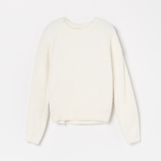 Reserved - Miękki sweter z długimi rękawami - Kremowy Reserved 128 okazja Reserved