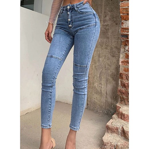 Spodnie jeansowe skinny stretchy damskie Arilook S Arilook