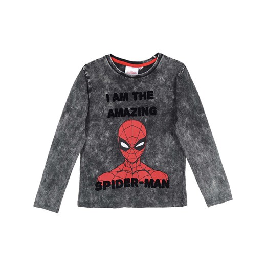 T-shirt chłopięce Spiderman w nadruki z długim rękawem 