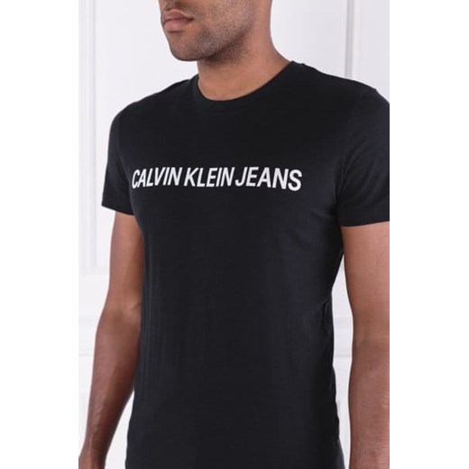 T-shirt męski Calvin Klein Czarny (S) Calvin Klein XXL okazja Laumast