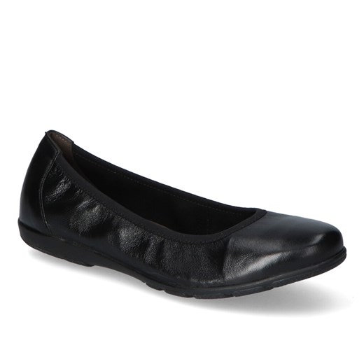 Czarne Baleriny Caprice licowe Caprice 9-22150-27/022 Black Nappa ze sklepu Arturo-obuwie w kategorii Balerinki - zdjęcie 118202174