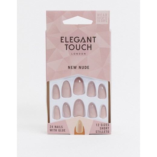 Elegant Touch – Sztuczne paznokcie – Blush Suede-Neutralne Elegant Touch No Size Asos Poland