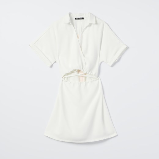 Mohito - Sukienka z efektownym rozcięciem - Biały Mohito 32 Mohito