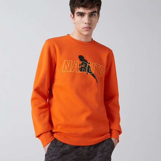 Cropp - Bluza Naruto - Pomarańczowy Cropp S promocja Cropp