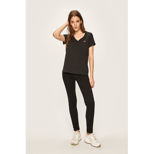 Levi&apos;s - T-shirt 85341.0003-Blacks ze sklepu ANSWEAR.com w kategorii Bluzki damskie - zdjęcie 118374763