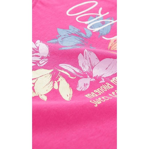 Bawełniany t-shirt dziecięcy w różowym kolorze 58457 Lavard 116-122 Lavard promocja