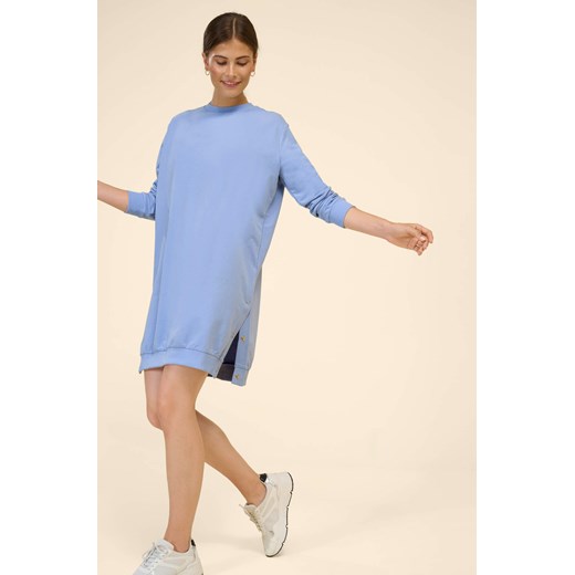 Sukienka ORSAY mini z długim rękawem oversize z okrągłym dekoltem