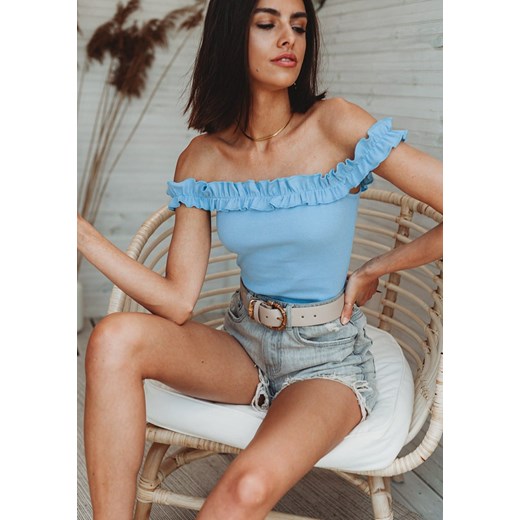 Bluzka Valoren - baby blue Latika Uniwersalny okazja Butik Latika