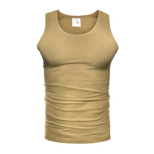 Koszulka bezrękawnik am10 - camel ze sklepu Risardi w kategorii T-shirty męskie - zdjęcie 118436992