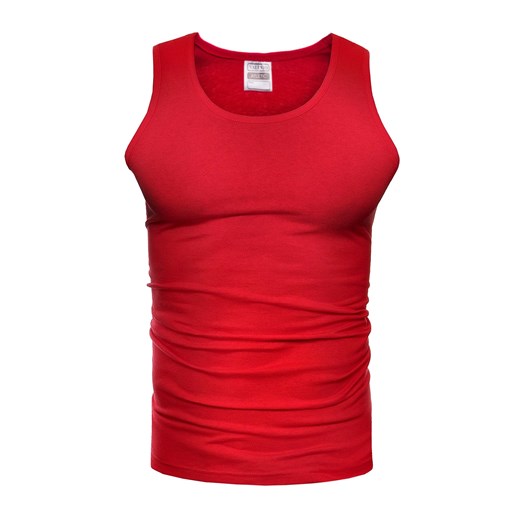Koszulka bezrękawnik am10 -  czerwona ze sklepu Risardi w kategorii T-shirty męskie - zdjęcie 118437004