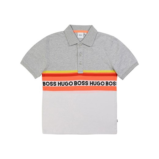 T-shirt chłopięce Hugo Boss szary 