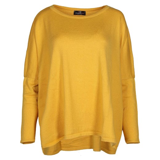 Sweter w kolorze żółtym Zwillingsherz onesize wyprzedaż Limango Polska