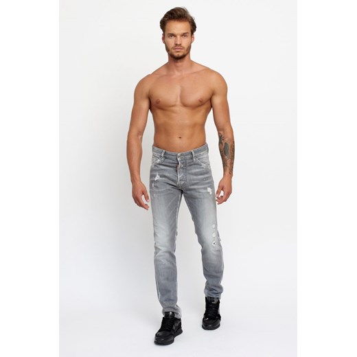 DSQUARED2 - szare jeansy męskie ,,Cool Guy Jean'' S74LB0474 Dsquared2 50 okazja outfit.pl