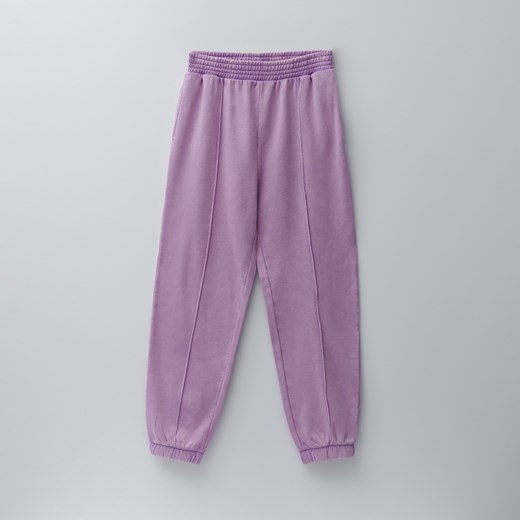  Popularny House spodnie damskie fioletowy joggery damskie MASHK