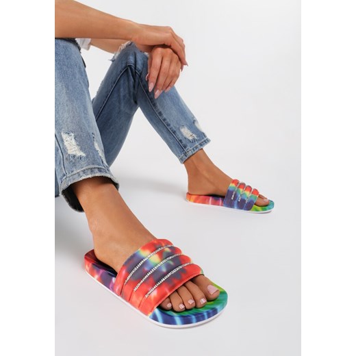 Tie Dye Niebieskie Klapki Heligenia Renee 38 okazja renee.pl